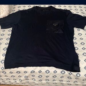NAVY BLUE PRADA SHIRT